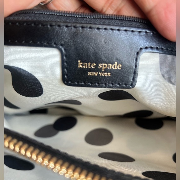 Kate Spade quilted Grosgrain Ribbon Bow Black tote bag - Picture 8 of 14